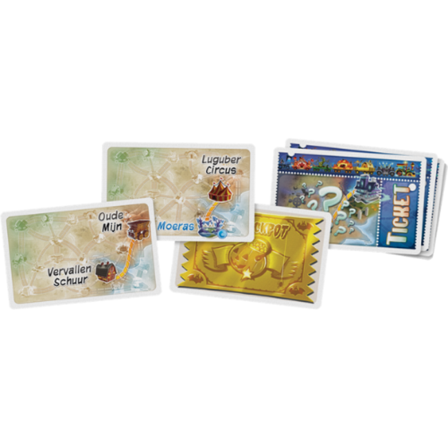 Spellen, Kinderspellen - Ticket to ride Spookstad, 6+