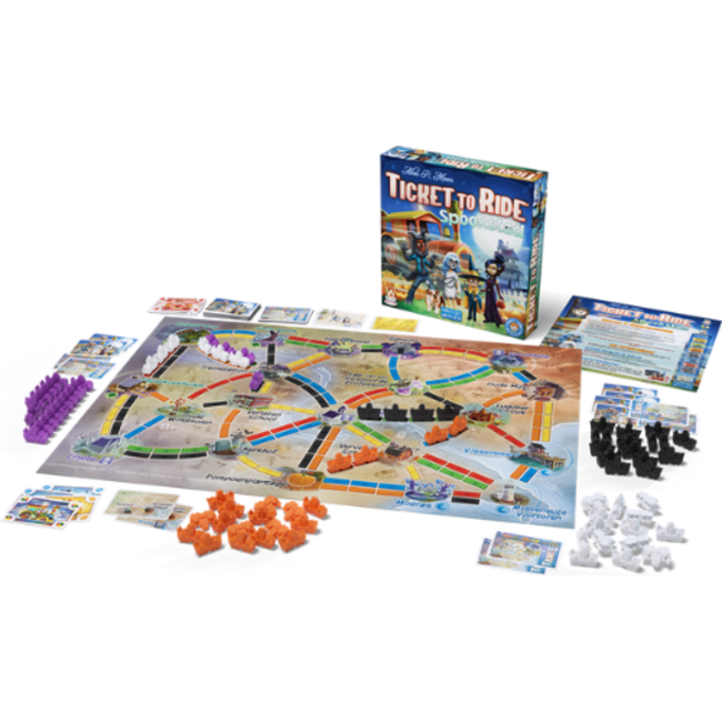 Spellen, Kinderspellen - Ticket to ride Spookstad, 6+