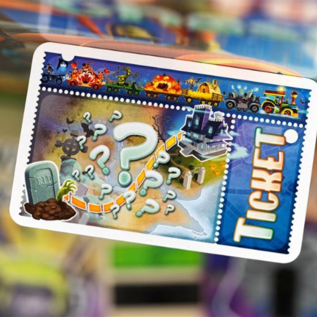 Spellen, Kinderspellen - Ticket to ride Spookstad, 6+