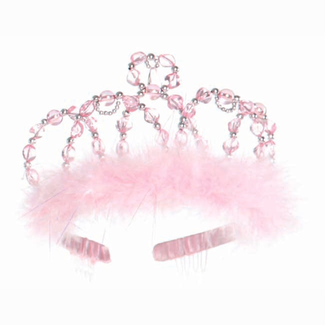 Great Pretenders Verkleedkleding, Accessoires - Prinsessen Tiara, Pink/Silver