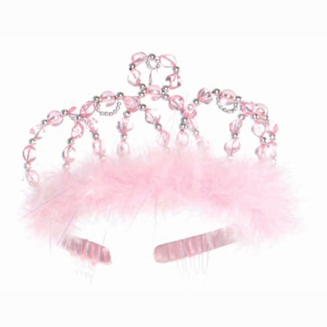 Great Pretenders Verkleedkleding, Accessoires - Prinsessen Tiara, Pink/Silver