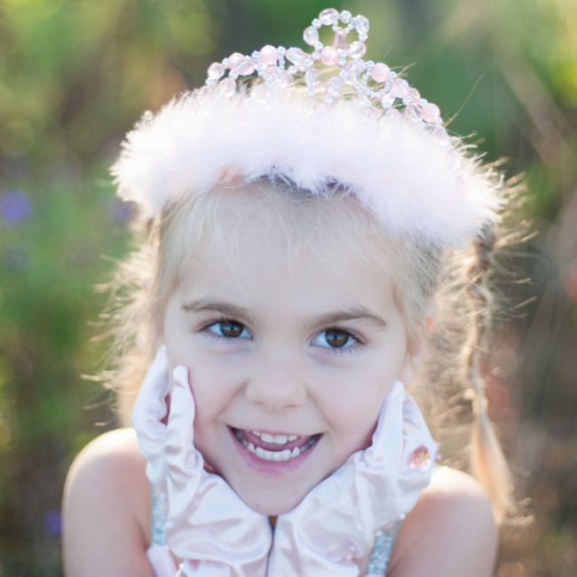 Great Pretenders Verkleedkleding, Accessoires - Prinsessen Tiara, Pink/Silver