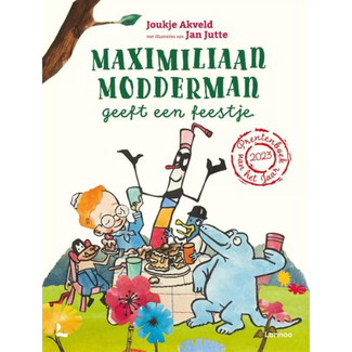 Boeken, Prentenboeken - Maximilliaan Modderman geeft een feestje, 4+