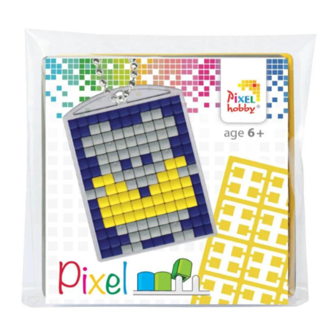 Pixelhobby Knutselen - Pixel sleutelhanger set Muis, 6+