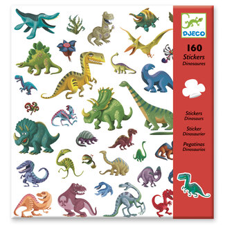 Djeco Djeco Knutselen, Stickers - Dinosaurs, 160st.
