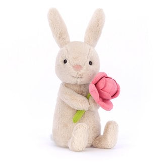 Jellycat Knuffels - Bonnie Bunny with Peony, 15cm