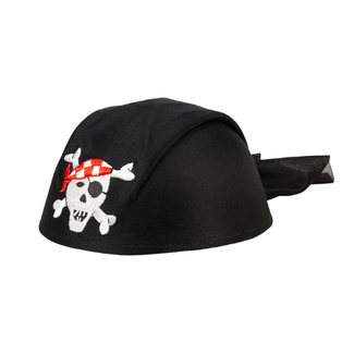 Souza! Verkleedkleding, Accessoires - Piraten hoed O'Mally, zwart