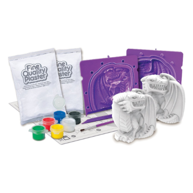 Crea GIPS GIETEN EN VERVEN: 3D DRAKEN, doos 18x22x5cm, 5+