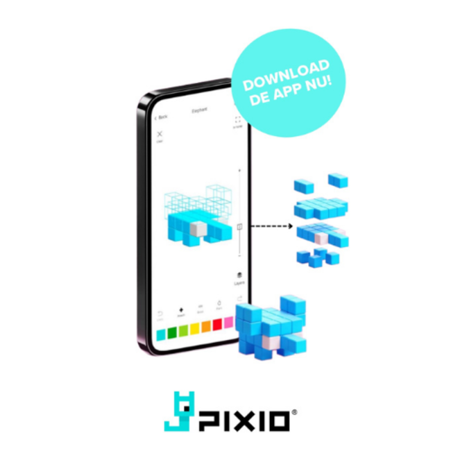 Pixio Magnetische bouwblokjes - Surprise, assorti