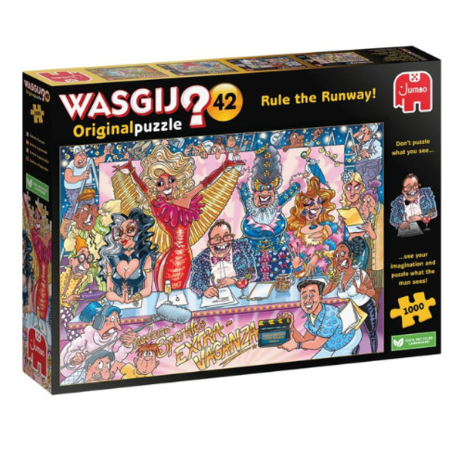 Puzzels, Legpuzzel - Wasgij Original 42: Glitter en Schitter, 1000 stukjes