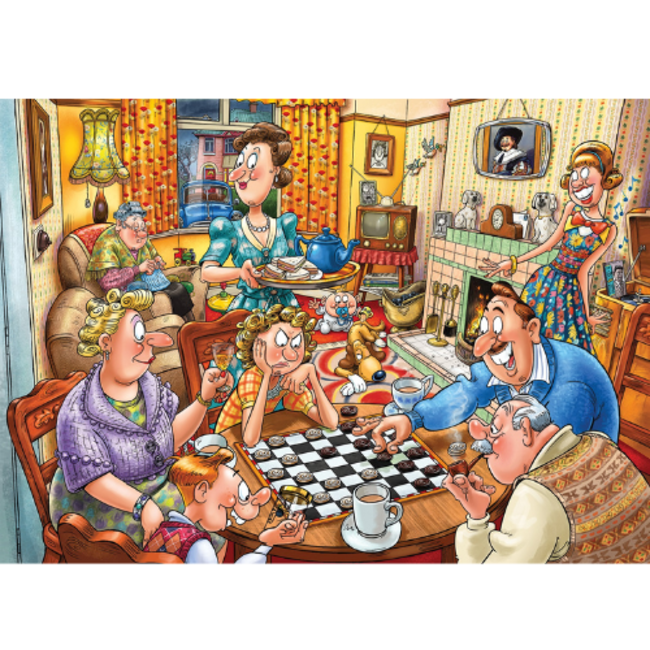 Wasgij by Jumbo Puzzels, Legpuzzel - Wasgij Destiny 25: Spelletjesavond, 1000 stukjes