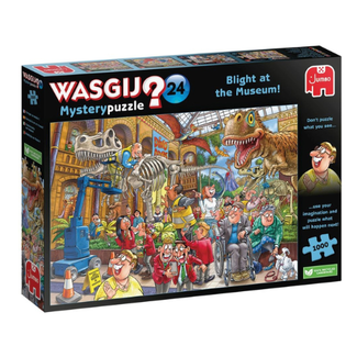 Puzzels, Wasgij Mystery 24 - Paniek in het Museum (1000 stukjes)