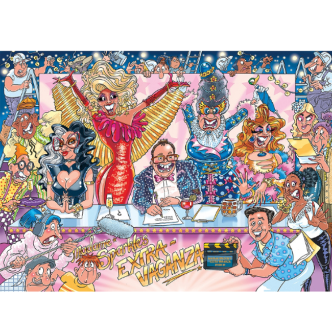 Wasgij by Jumbo Puzzels, Legpuzzel - Wasgij Original 42: Glitter en Schitter, 1000 stukjes