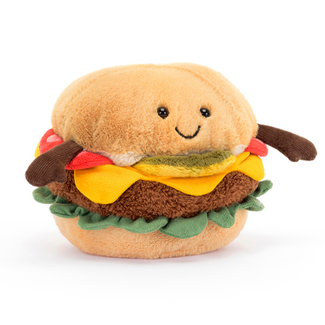 Jellycat Knuffels - Amuseable Burger, 11cm