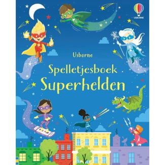 Usborne Boeken, Doeboeken - Spelletjesboek Superhelden, 5+