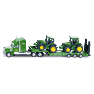 Siku 1:87 Dieplader met John Deere Trekkers