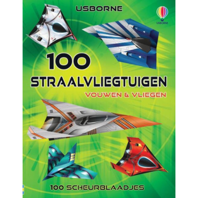 Usborne Boeken, Doeboeken - 100 papieren straalvliegtuigen, 6+