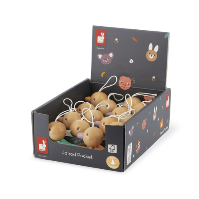 Janod (UA) Houten speelgoed - Pocket Vogelfluitje, assorti