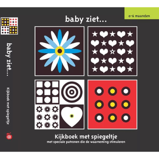 Boeken, Kartonboeken - Baby ziet: kijkboek met spiegeltje, 0+ Boeken, Kartonboeken - Baby ziet: kijkboek met spiegeltje, 0+