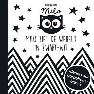 Boeken, Kartonboeken - Milo ziet de wereld in zwart-wit, 0+