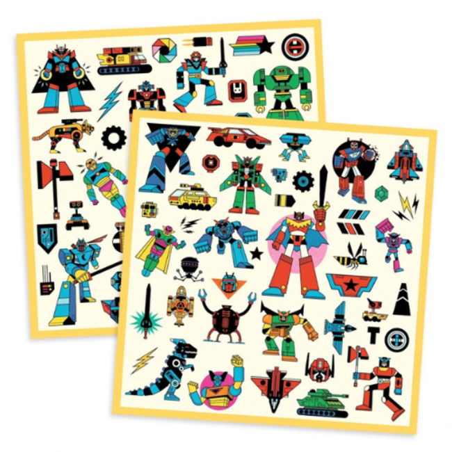 Djeco Knutselen - Robots stickers