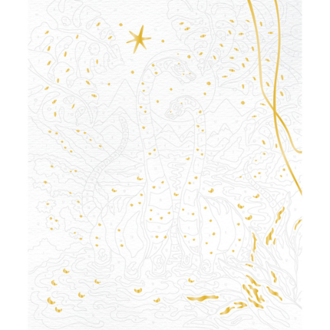 Janod Atelier - Verven op nummer - Dinosaurussen