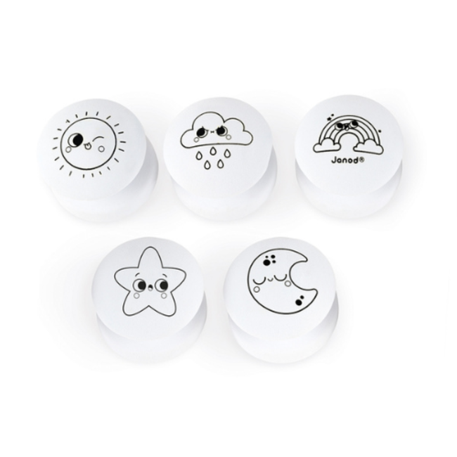 Janod Knutselen, Accessoires - Stampinoo, Stempels Dromenland, 18M+