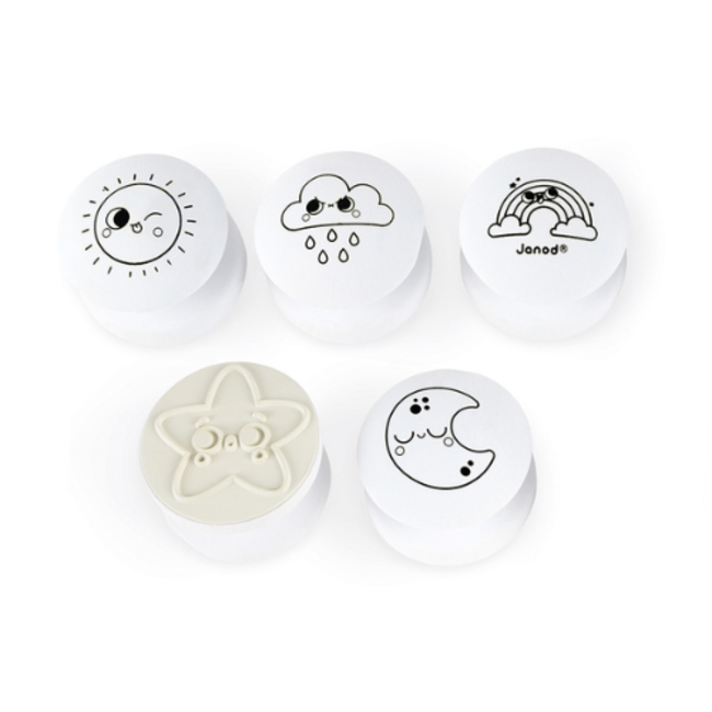 Janod Knutselen, Accessoires - Stampinoo, Stempels Dromenland, 18M+