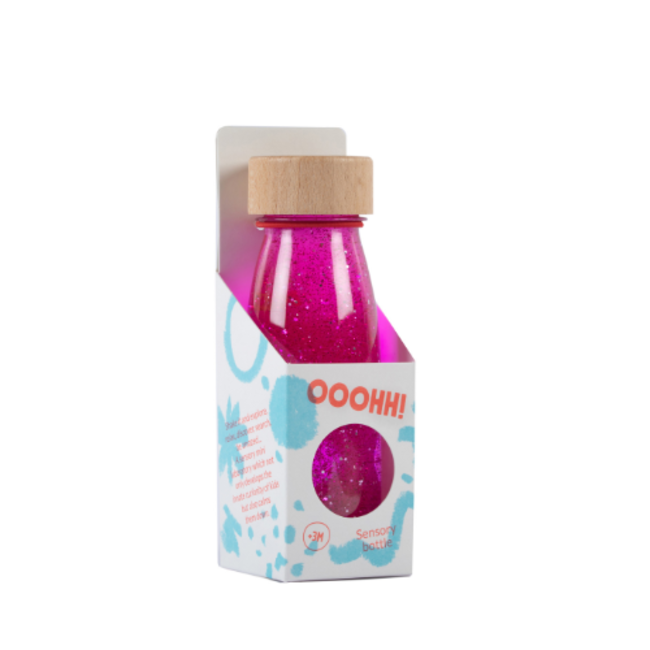 Petit Boum Sensorische fles - Sensory Bottle, Roze