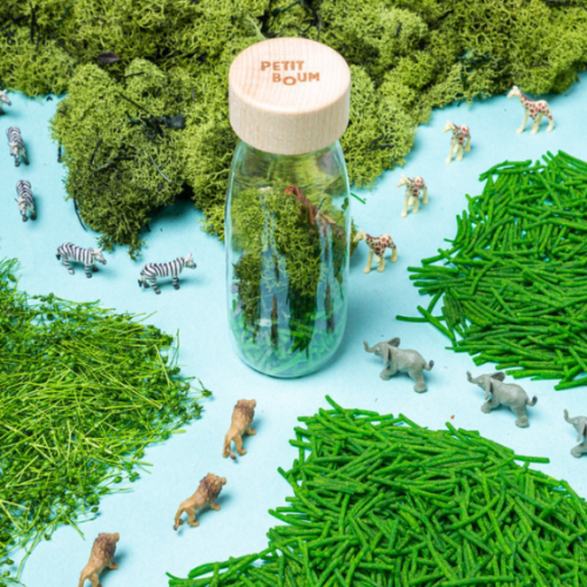 Petit Boum Sensorische fles - Spy Bottle, jungle