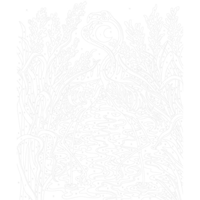 Janod Knutselen, Knutselpakketten - Atelier, Verven op nummer, Vogels, 7+