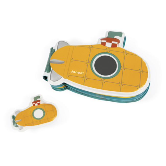 Janod Badspeelgoed - Badboek Mijn Duikboot, 1+