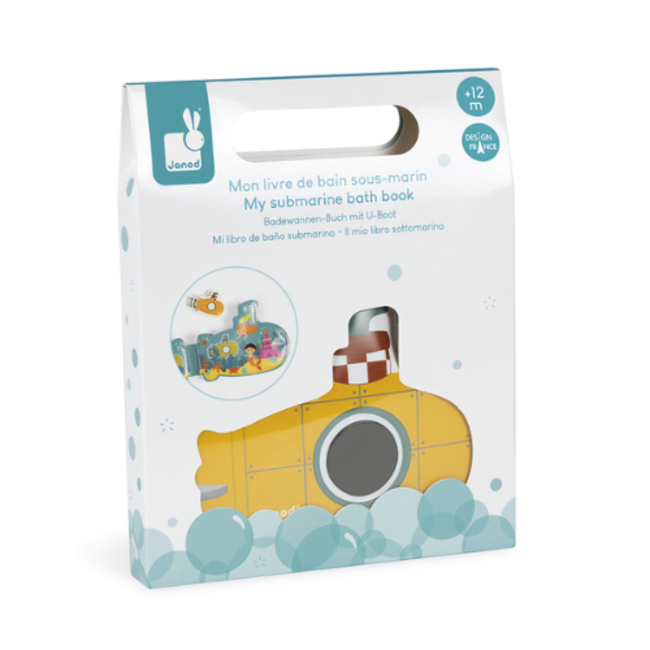 Janod Badspeelgoed - Badboek Mijn Duikboot, 1+