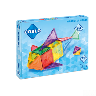 Coblo Magnetisch bouwset, Bouwspeelgoed - Coblo Classic, 20st., 3+