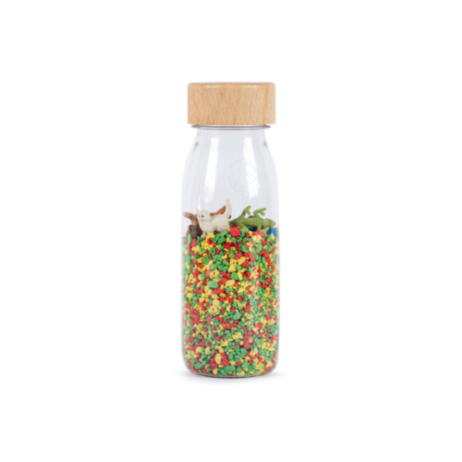 Petit Boum Sensorische fles - Spy Bottle, huisdieren