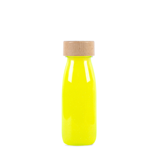 Petit Boum Sensorische fles - Sensory Bottle, Fluo Geel