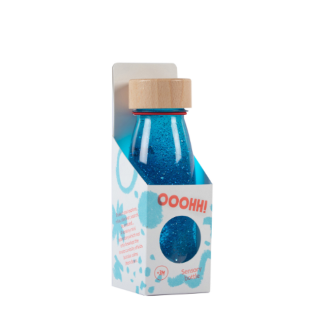 Petit Boum Sensorische fles - Sensory Bottle, Blauw