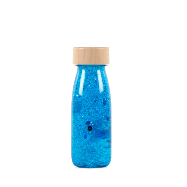 Petit Boum Sensorische fles - Sensory Bottle, Blauw