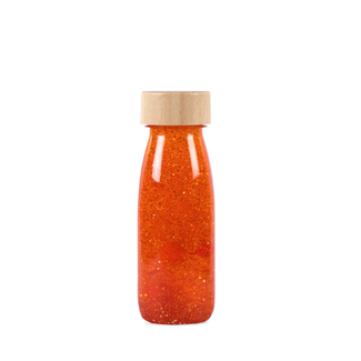 Petit Boum Sensorische fles - Sensory Bottle, Oranje