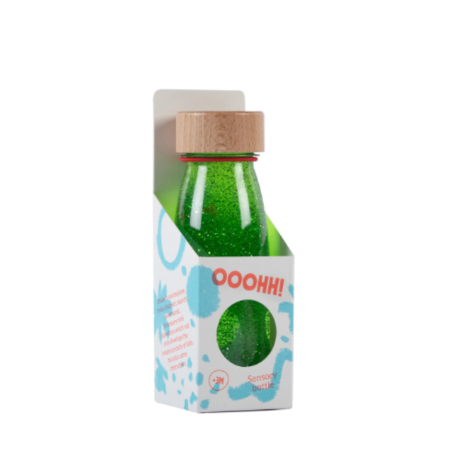 Petit Boum Sensorische fles - Sensory Bottle, Groen