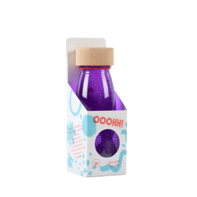 Petit Boum Sensorische fles - Sensory Bottle, Paars