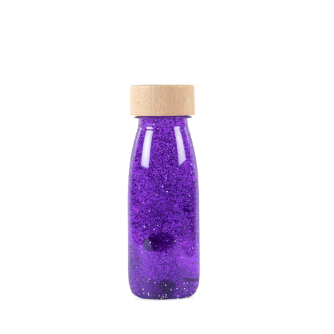 Petit Boum Sensorische fles - Sensory Bottle, Paars