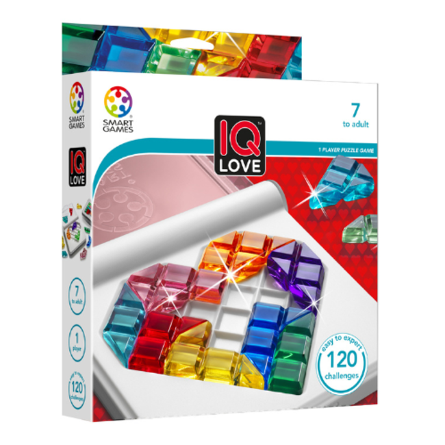 SmartGames Spellen, Breingames - IQ Love (120 opdrachten), 7+