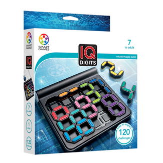 SmartGames Spellen, Braingames - IQ Digits (120 opdrachten), 7+