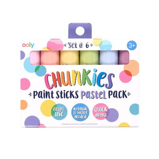 Ooly Knutselen, Accessoires - Chunkies Paint Sticks Pastels, 3+