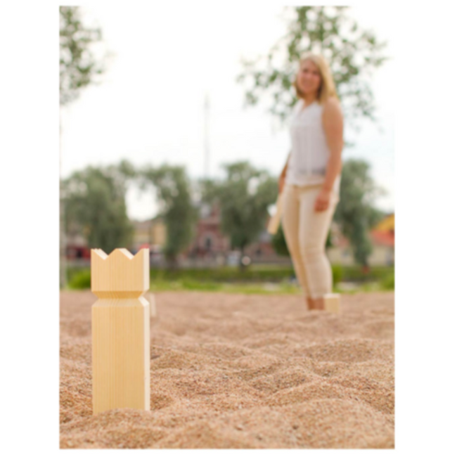 Buitenspeelgoed, Spellen - Kubb Viking houten werpspel