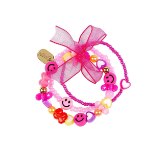 Souza! Kindersieraden - Armband Hortence smiley roze
