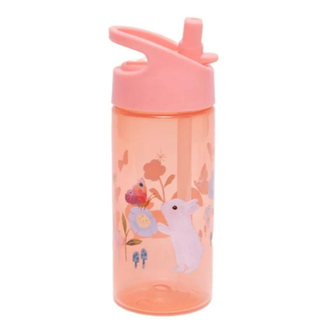 Petit Monkey Drinkfles - Konijn roze, Bunny pink, 380 ml, 3+