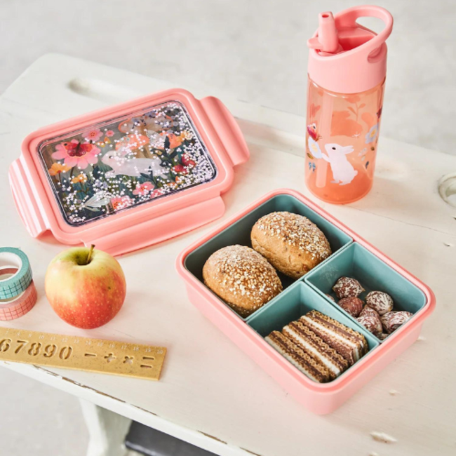 Petit Monkey Drinkfles - Konijn roze, Bunny pink, 380 ml, 3+