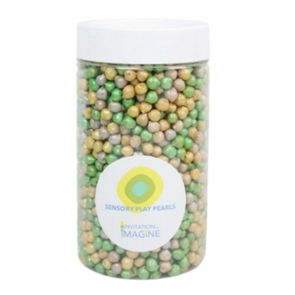 Invitation to imagine (UA) Sensorisch speelgoed - Sensory Play Pearls: Spring, 600gr.